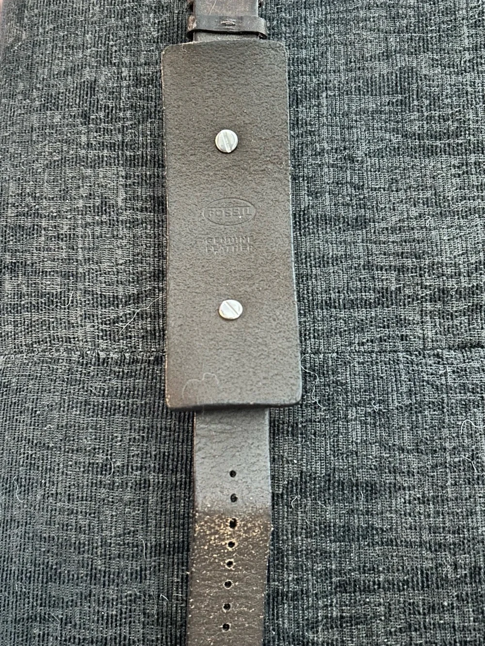 Fossil Brown Leather Cuff Watch - Men's Stylish Analog Timepiece